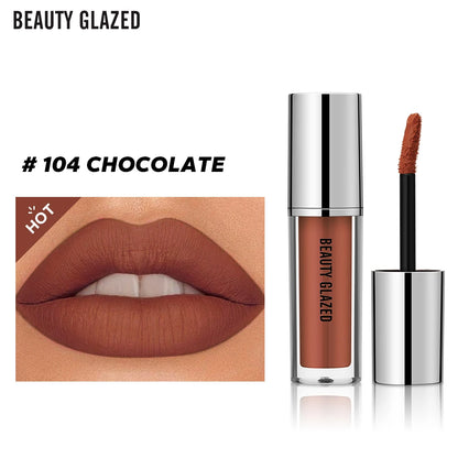 BEAUTY GLAZED Luxe Matte Waterproof Lipstick - LIPOXI