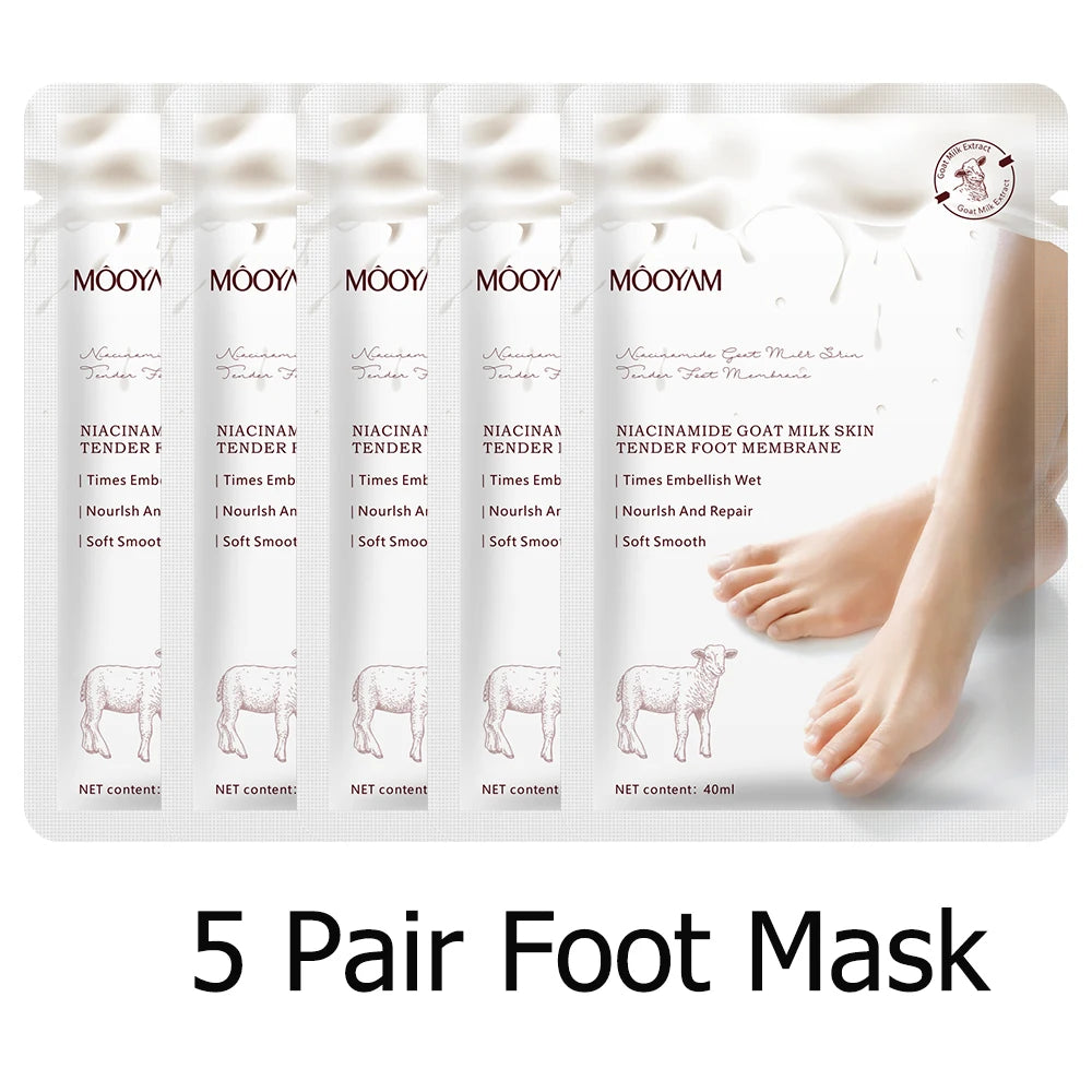 Nourishing Goat Milk Foot Peel Masks - LIPOXI