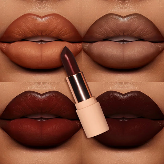 Coffee Velvet Lipstick - Luxurious Matte Long-Lasting Color - LIPOXI