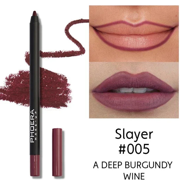 Seductive Red Waterproof Lip Liner Pencil - LIPOXI