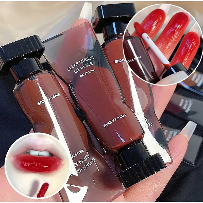 6 Colors Jelly Mirror Water Lip Gloss Waterproof Lip Tint - LIPOXI