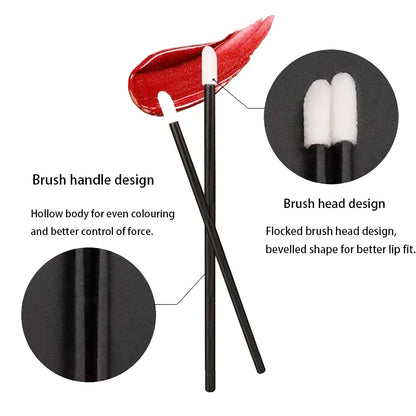 Disposable Lip Brushes & Applicators Set - LIPOXI