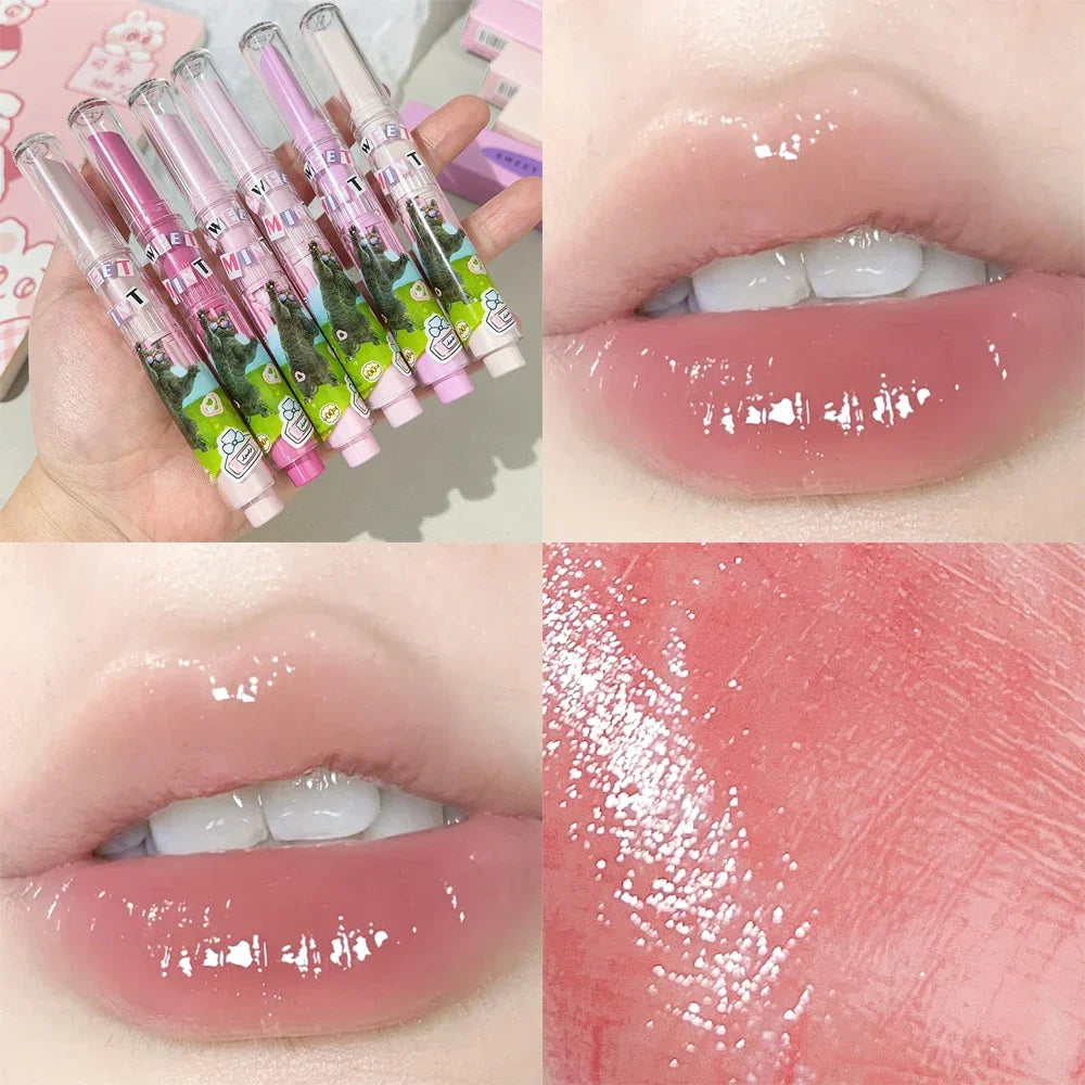 Moisturizing Jelly Mirror Lipstick Waterproof Lasting Tint - LIPOXI