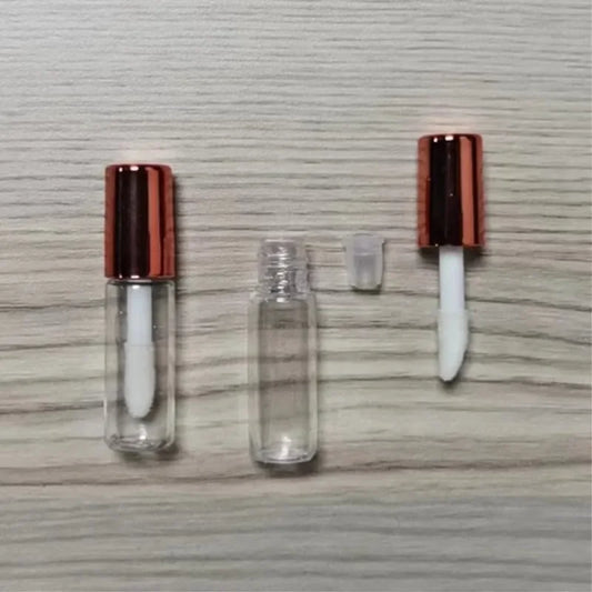 Elegant 50pcs 2ml Rose Gold Lip Balm Tubes - LIPOXI