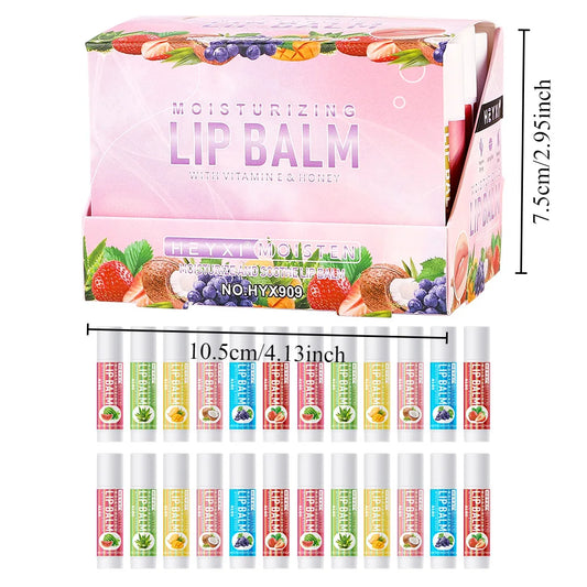 Natural Fruit Lip Balm Set - LIPOXI