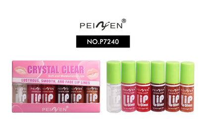 6pcs Set Cheap Korean Makeup Lip Oil Lipsticks Gloss Pack - LIPOXI