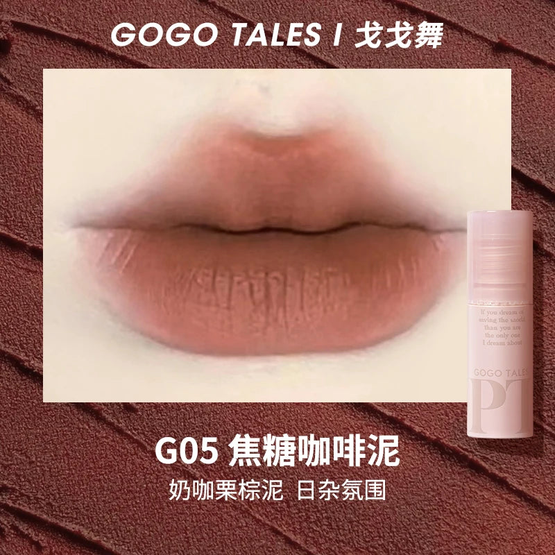 GOGOTALES Collection Lip Clay Nude Serious Color Velvet Matte - LIPOXI