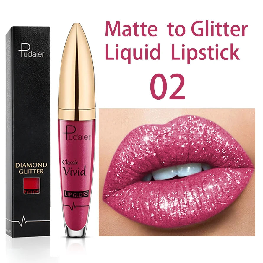 18 Colors Glitter Lip Gloss - LIPOXI