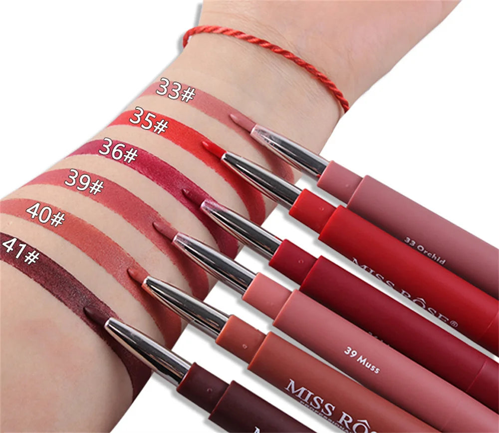 1PC 8 Colors Double Opening Lipstick Matte Waterproof Tools - LIPOXI