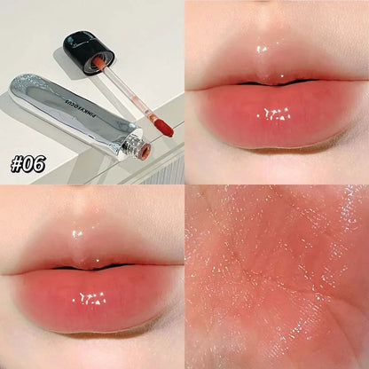 PinkyFocus Mirror Lip Stain Korean Makeup Pure Desire Moisturizing - LIPOXI