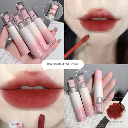 Gege Bear Velvet Mist Lip Glaze - LIPOXI