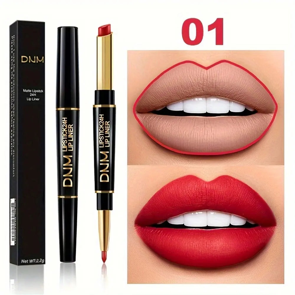 DNMH Long-Lasting Double-Ended Lipstick - LIPOXI