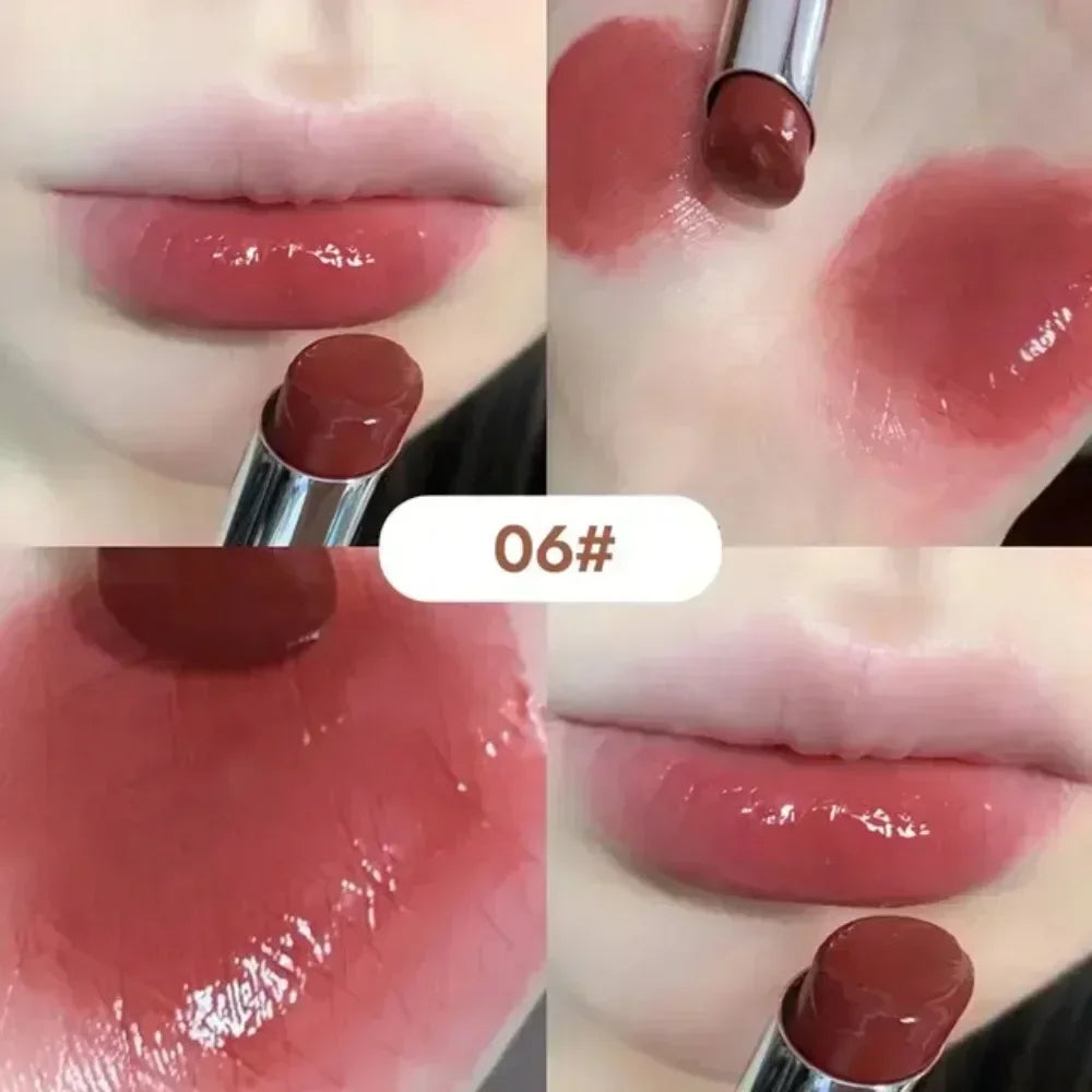 Silky Glossy Lipstick Gege Bear Pump Lips Moisture Balm - LIPOXI