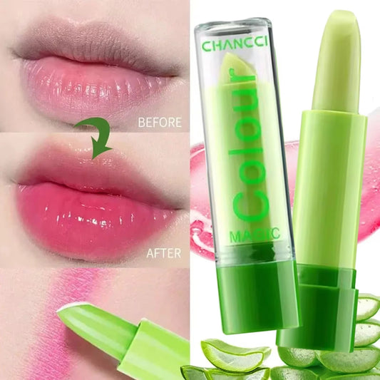 Aloe Vera Hydrating Color Change Lip Balm - LIPOXI