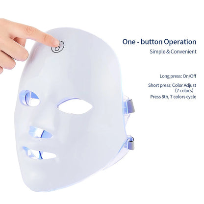 Revitalizing 7-Color LED Facial Mask - LIPOXI