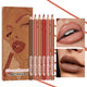 6pcs Lip Liner Pen 6 Colors Waterproof Not Easy To Fade