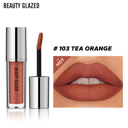 BEAUTY GLAZED Luxe Matte Waterproof Lipstick - LIPOXI