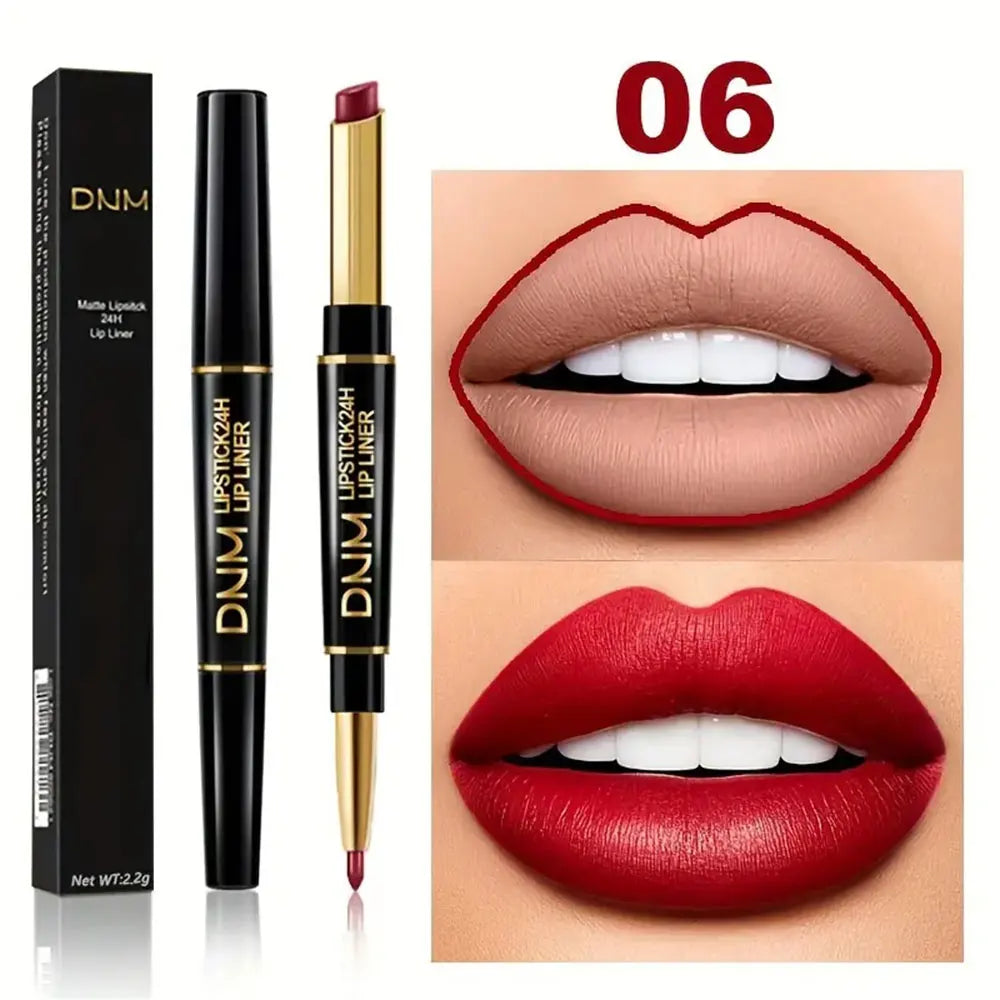 DNMH Long-Lasting Double-Ended Lipstick - LIPOXI