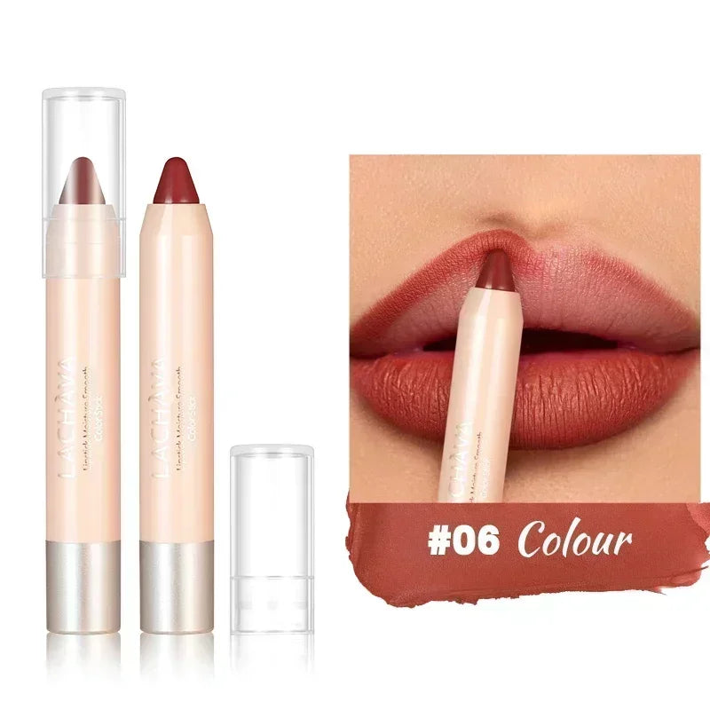 Nude Brown Lipliner Pen Waterproof Sexy Red Matte Makeup - LIPOXI