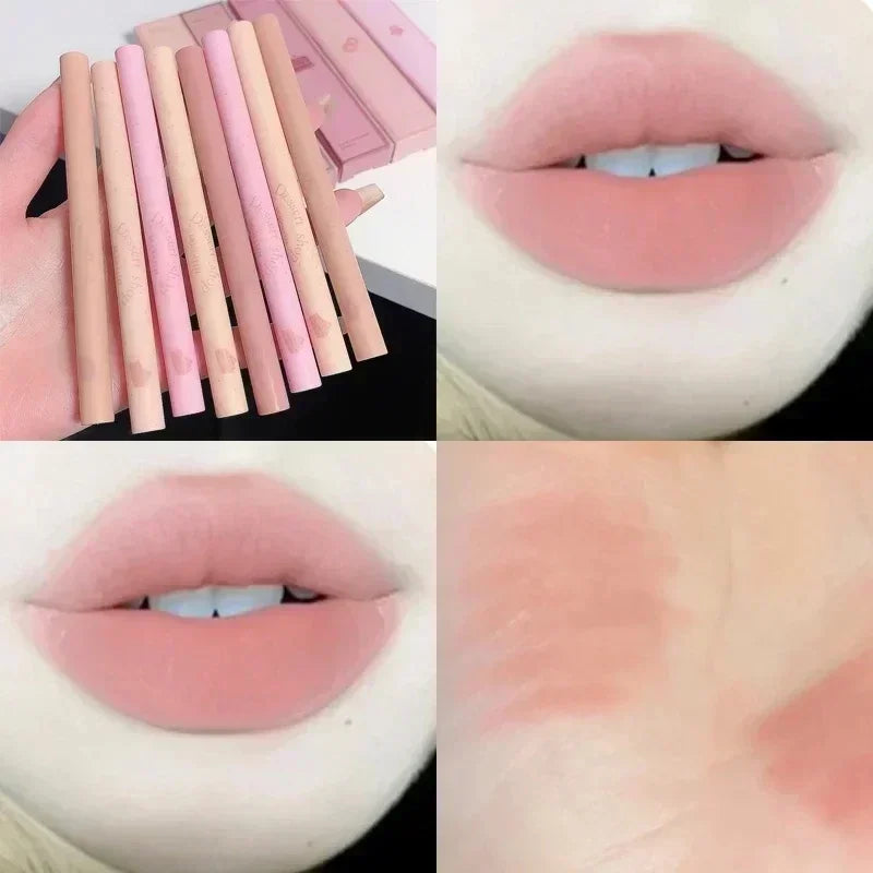 Waterproof Lip Liner Lipstick Pen Matte Velvet Lip Tint - LIPOXI