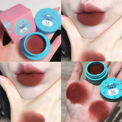 Matte Lip Mud Waterproof Clay Lipstick Blush Makeup Tint - LIPOXI