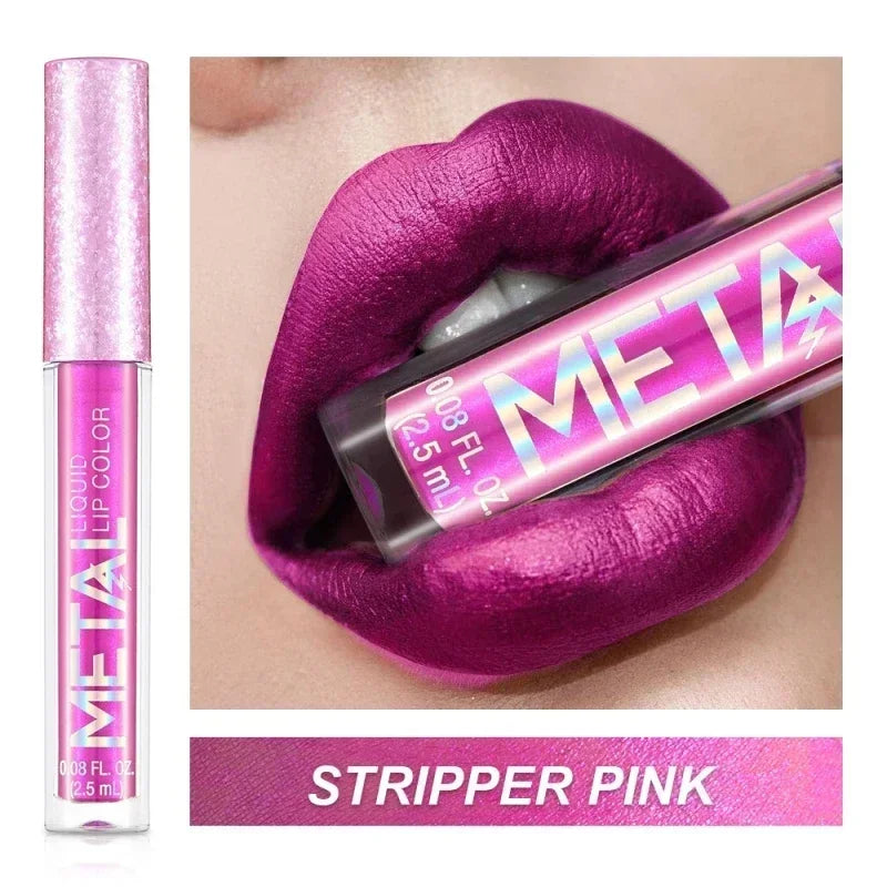 Metallic Matte Liquid Lipstick - LIPOXI