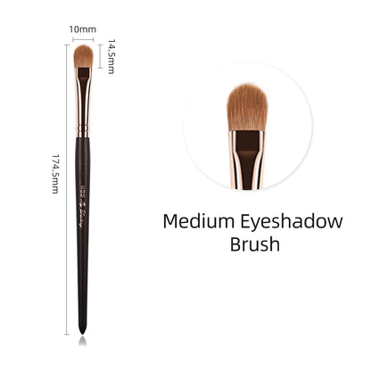 Makeup Brush Set for Flawless Eye & Lip Looks - LIPOXI