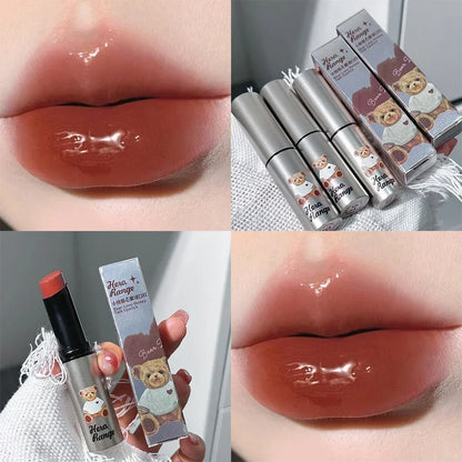 Water Mirror Solid Lip Gloss Lipstick Moisturizing Lip Tint - LIPOXI