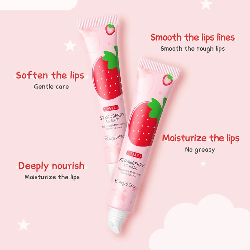 LAIKOU Strawberry Lip Mask - LIPOXI