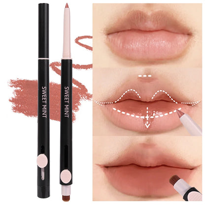 3D Velvet Matte Lip Liner Pencil Waterproof Long Lasting - LIPOXI