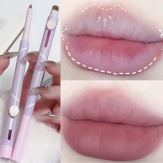 New Lip Liner Pen Matte Lipstick Pen Long Lasting Korean Makeup - LIPOXI