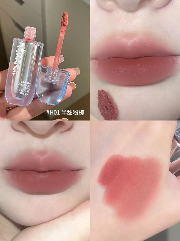 HOLD LIVE Light Nude Water Mist Lip Gloss Long-lasting Matte - LIPOXI