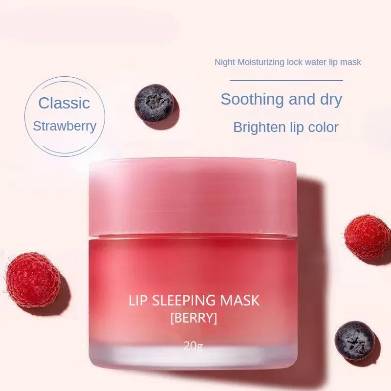 Strawberry Infused Lip Sleep Mask - LIPOXI