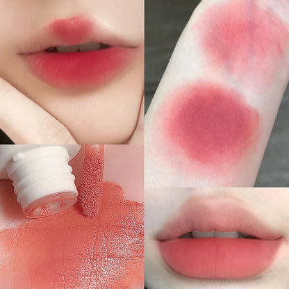 Cute Bear Velvet Lip Gloss Girl's Matte Waterproof Lipstick - LIPOXI