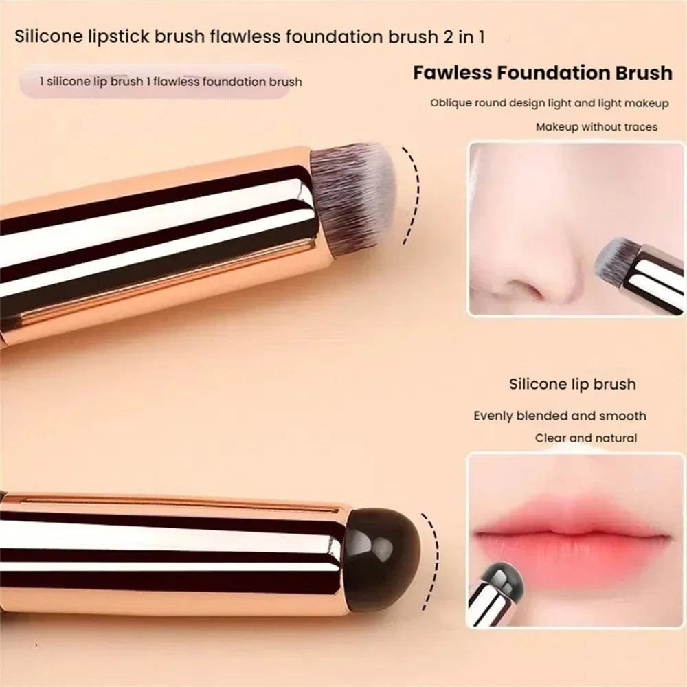 Silicone Lip Brush with Cover - LIPOXI