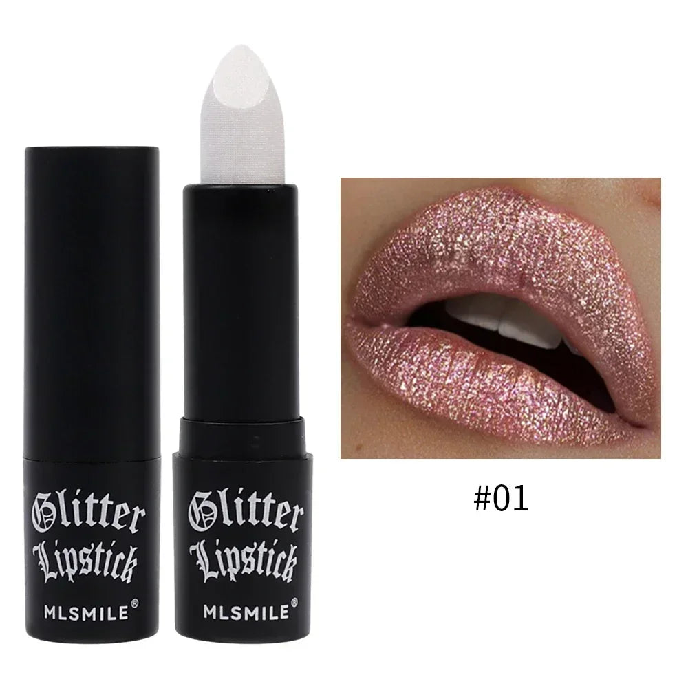 Glimmering Diamond Pearl Lipstick - LIPOXI