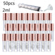 50pcs 2ml Refillable Lip Balm Tubes