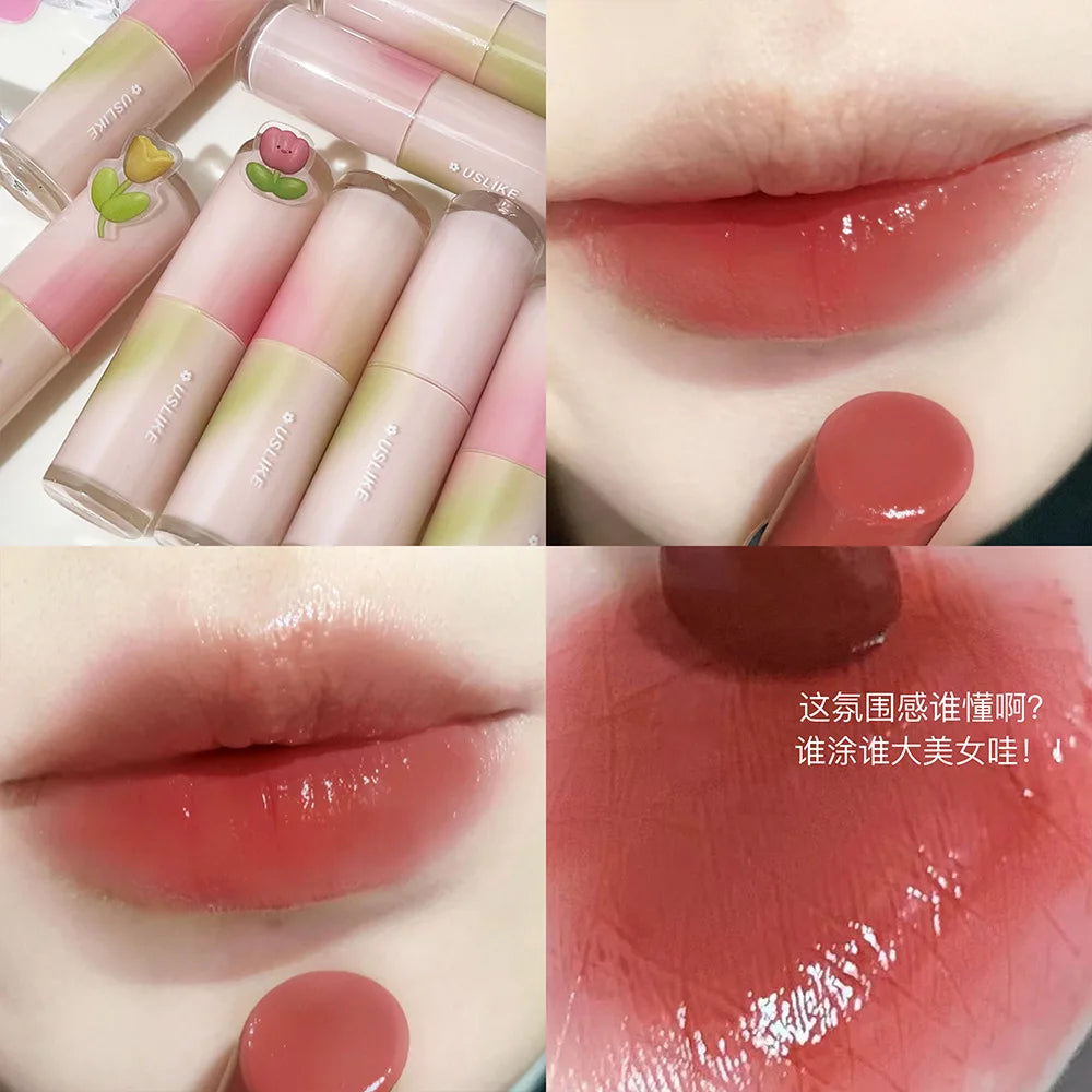 USLIKE Aura Lipstick Moisturizes Longlasting Glass Lips - LIPOXI