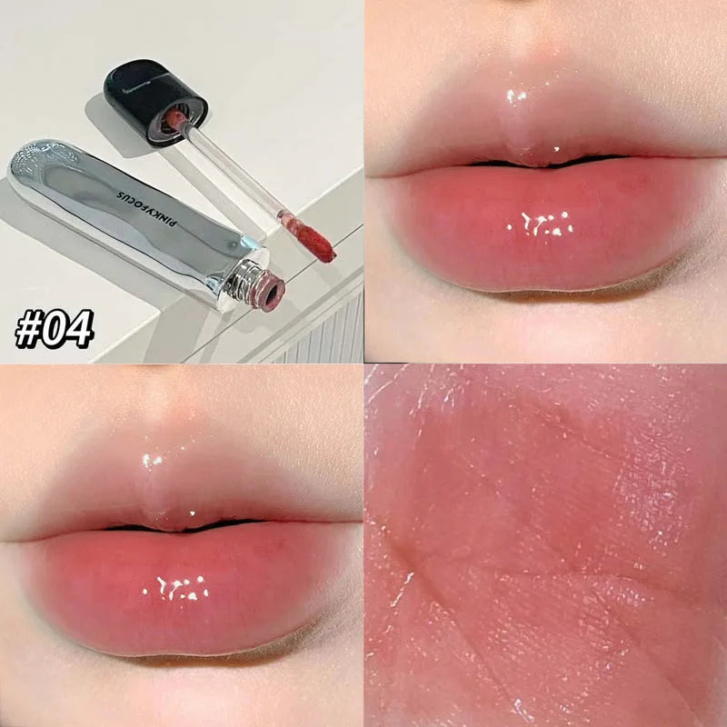 PinkyFocus Mirror Lip Stain Korean Makeup Pure Desire Moisturizing - LIPOXI