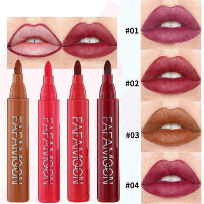 Makeup Lipstick Lips Dye Marker Pen Long-lasting Hydrating - LIPOXI