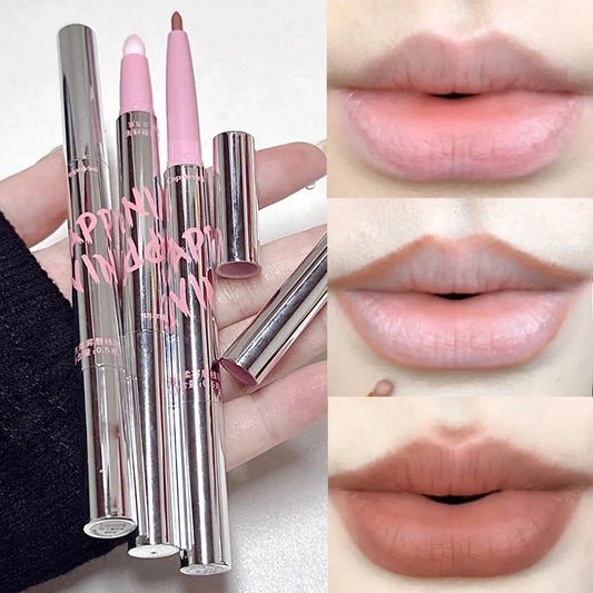 Matte Pink Lip Liner Pen For Lasting Lip Makeup Smooth Contouring - LIPOXI