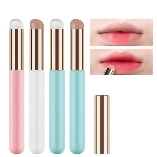 Silicone Lip Brush with Cover