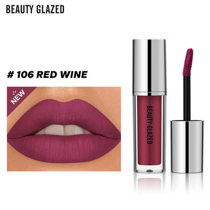 BEAUTY GLAZED Luxe Matte Waterproof Lipstick - LIPOXI