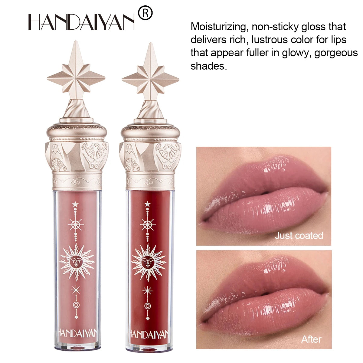 HANDAYIAN Star Mirror Lip Gloss - LIPOXI