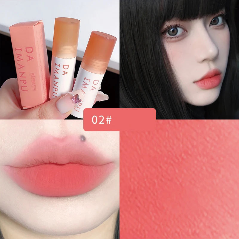 Lip Mud - Silky Peach Pink Gloss - LIPOXI