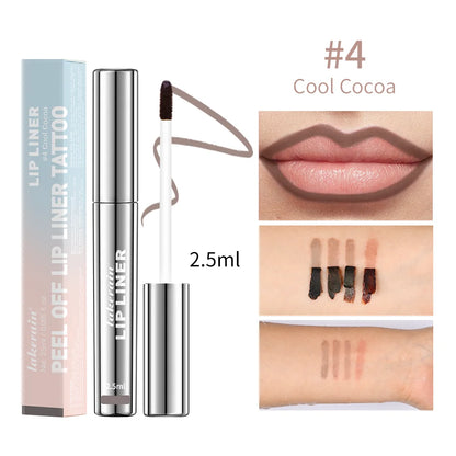 4 Colors Peel Off Lip Liner Waterproof Long Lasting Pencil - LIPOXI