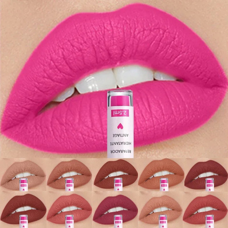 Rose Red Velvet Lipstick - LIPOXI