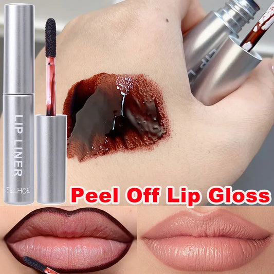 Lasting Peel Off Lip Liner Tattoo Makeup Sexy Red Gloss - LIPOXI