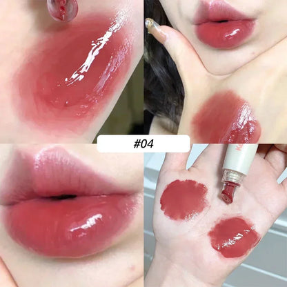 Transparent Jelly Lip Gloss Makeup Lasting Moisturizing Lip Oil - LIPOXI