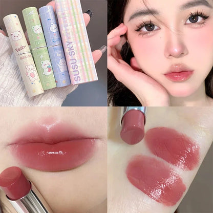 4 Colors Crystal Lip Balm Jelly Lipstick Moisturizing Tint - LIPOXI